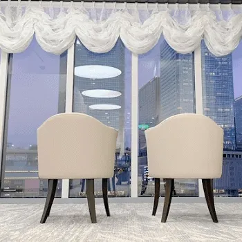 大阪梅田皮フ科スキンクリニックのリズネを受ける前の待合室