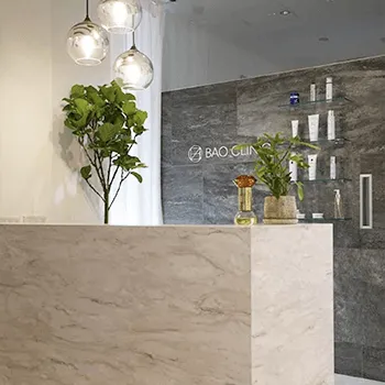 BAOクリニック 大阪2院のプロファイロを受ける前の受付