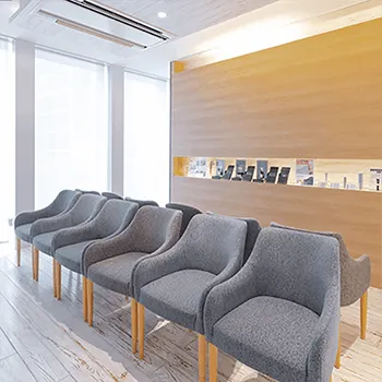 W CLINIC 大阪2院の白玉点滴・注射を受ける前の待合室