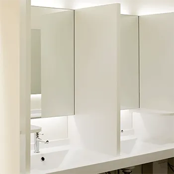 W CLINIC 大阪2院の白玉点滴・注射を受けた後のパウダールーム