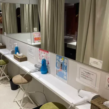 湘南美容クリニック 埼玉付近1院のオンダリフトを受けた後のパウダールーム