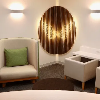 大通エールレディースクリニックの白玉点滴・注射を受ける前の待合室