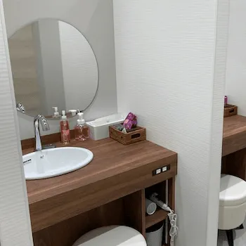 さっぽろ美容クリニック 札幌2院の白玉点滴・注射を受けた後のパウダールーム