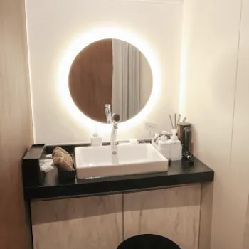 札幌TAクリニックの白玉点滴・注射を受けた後のパウダールーム