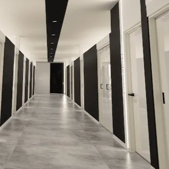 TCB東京中央美容外科 札幌2院の白玉点滴・注射を受ける前の廊下