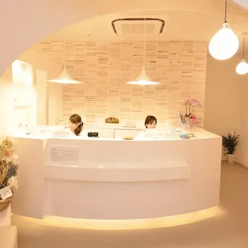 サッポロファクトリー皮フ科・スキンケアクリニックのケミカルピーリングを受ける前の受付