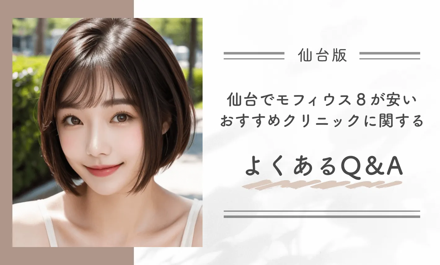 仙台でモフィウス8が安いおすすめクリニックに関するよくあるQ&A