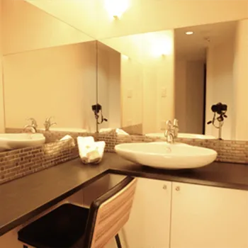 セントローズクリニックのプロファイロを受けた後のパウダールーム