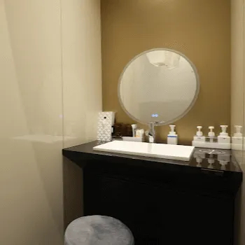 仙台TAクリニックの白玉点滴・注射を受けた後のパウダールーム