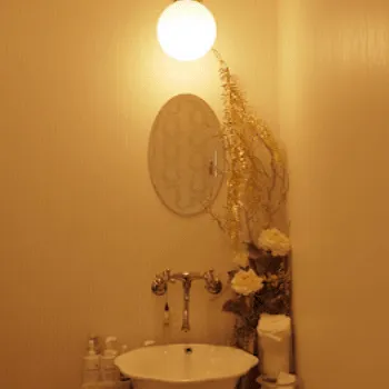 とざわクリニックの白玉点滴・注射を受けた後のパウダールーム