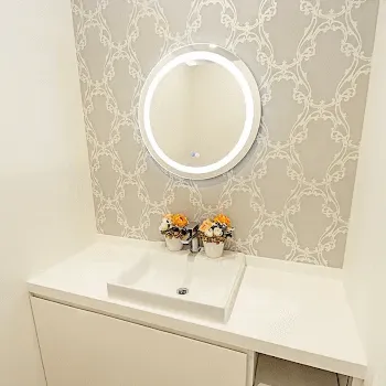 TCB東京中央美容外科 仙台駅前院のサブシジョンを受けた後のパウダールーム