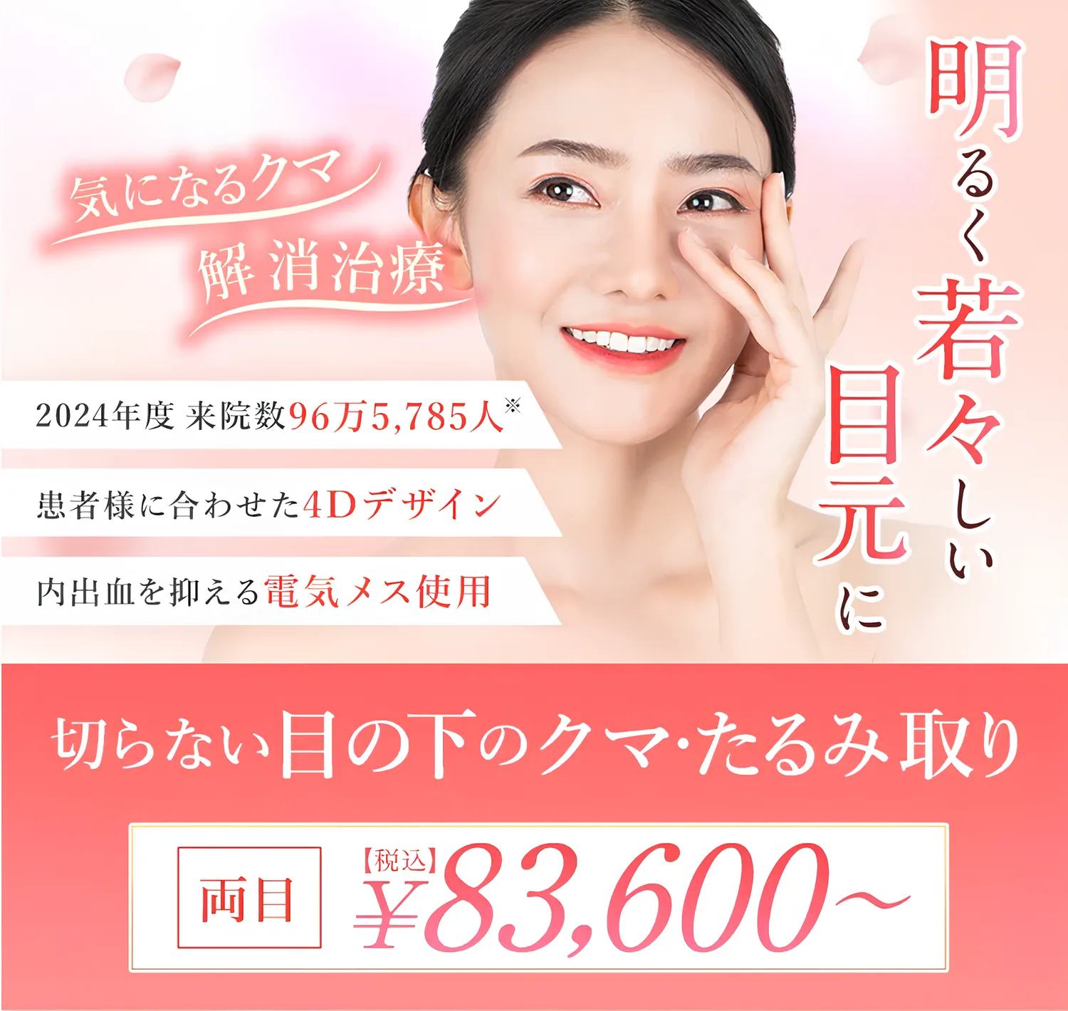 TCB目の下のふくらみ取り