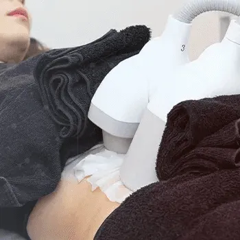 BSクリニック 東京3院の脂肪冷却の様子