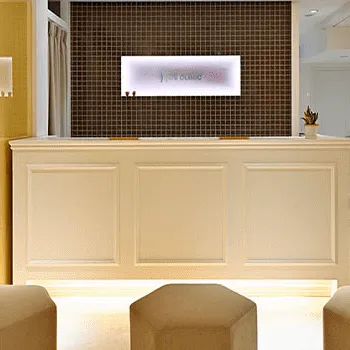 DSクリニック 東京1院の脂肪冷却を受ける前の受付