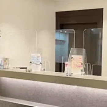 品川美容外科 東京6院の脂肪冷却を受ける前の受付