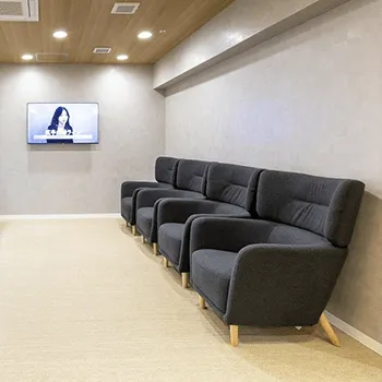 AB美容クリニックのエリシスセンスを受ける前の待合室