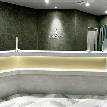 品川美容外科 東京5院のエリシスセンスを受ける前の受付