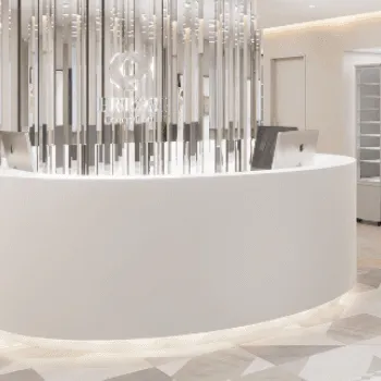 PRISM Beauty Clinic 東京1院のジュブゼンを受ける前の受付