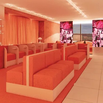 ClinicK Blossomのリズネを受ける前の待合室