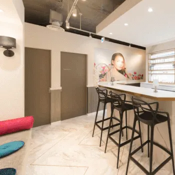 クリスティーナクリニックのリズネを受ける前の受付