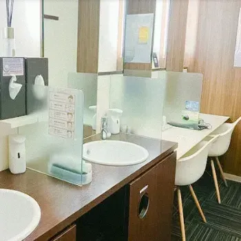 共立美容外科 東京4院のミラドライを受けた後のパウダールーム