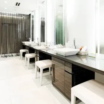 東京美容外科 東京1院のミラドライを受けた後のパウダールーム