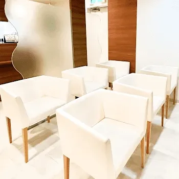 ガーデンクリニック 東京3院のピコトーニングを受ける前の待合室