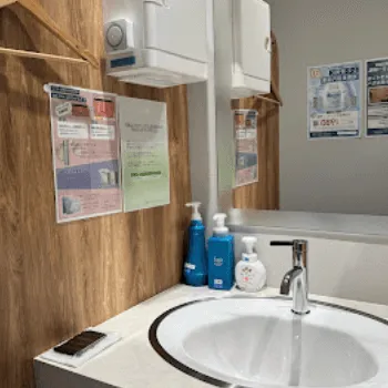 湘南美容クリニック 東京1院のプラセンタ注射を受けた後のパウダールーム