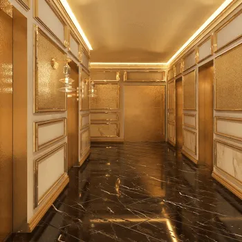 TAクリニック 東京2院のプラセンタ注射を受ける前の廊下