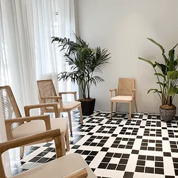 NEXUS CLINICのプロファイロを受ける前の待合室