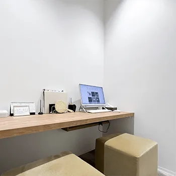 NEXUS CLINICのプロファイロを受ける前のカウンセリングルーム