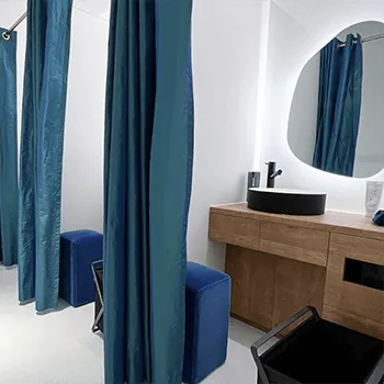 NEXUS CLINICのプロファイロを受けた後のパウダールーム