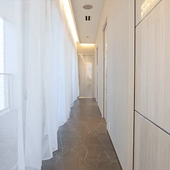 お茶の水美容形成クリニックのプロファイロを受ける前の廊下