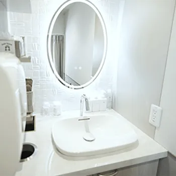 水の森美容クリニック 東京3院の白玉点滴・注射を受けた後のパウダールーム