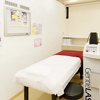 渋谷美容外科クリニック 東京4院の白玉点滴・注射を受ける施術室