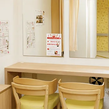 渋谷美容外科クリニック 東京4院の白玉点滴・注射を受けた後のパウダールーム