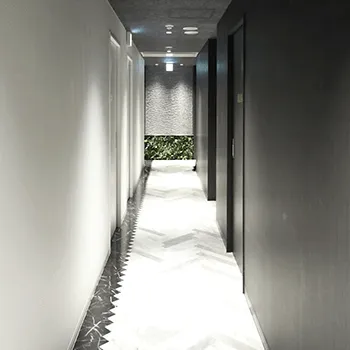 TAクリニック 東京1院の白玉点滴・注射を受ける前の廊下