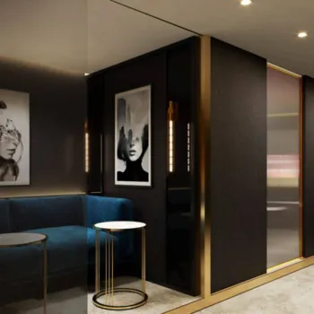 横浜TAクリニックのルメッカを受ける前の待合室