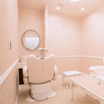 A CLINIC 横浜院のピコトーニングを受けた後のパウダールーム