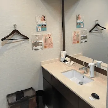 聖心美容クリニック 横浜院のピコトーニングを受けた後のパウダールーム