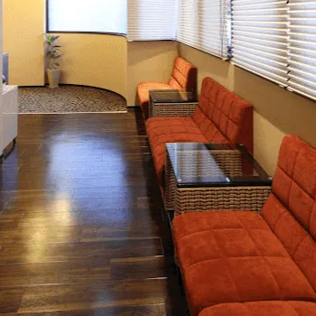 アンジュール横浜クリニックのプラセンタ注射を受ける前の待合室