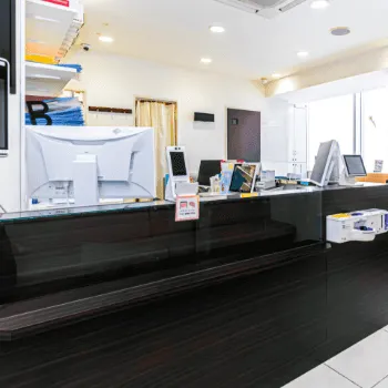 的野ウィメンズクリニックのプラセンタ注射を受ける前の受付