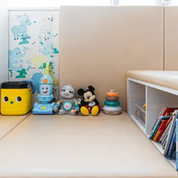 的野ウィメンズクリニックのプラセンタ注射を受けるクリニックのキッズスペース