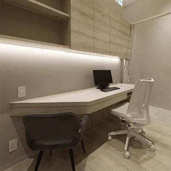 女性医療クリニック六花 横浜のプルリアルデンシファイを受ける前のカウンセリングルーム