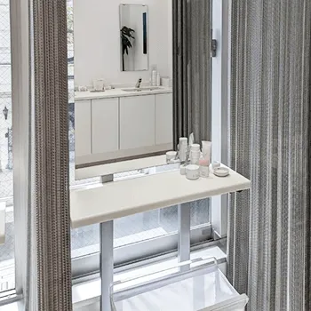 S Clinic yokohamaのプロファイロを受けた後のパウダールーム