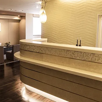 アンジュール横浜クリニックのプロファイロを受ける前の受付