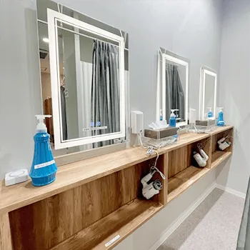 湘南美容クリニック 横浜2院の白玉点滴・注射を受けた後のパウダールーム