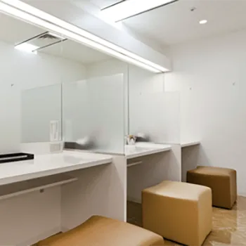 シロノクリニック 横浜の白玉点滴・注射を受けた後のパウダールーム