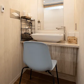 ヴィンテージビューティークリニック横浜の白玉点滴・注射を受けた後のパウダールーム