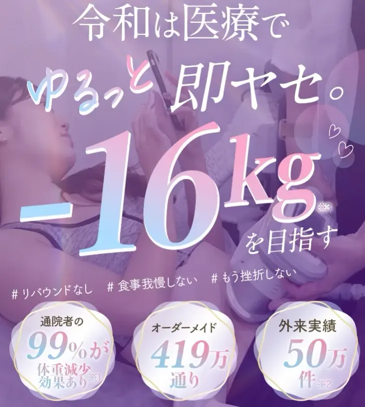 ディオクリニック仙台院の医療ダイエットの実績について
